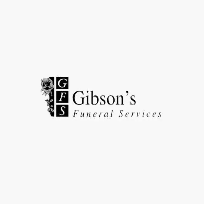 Logo for Gibson's funeral services, funeral directors in Bishop Auckland DL14 6EN