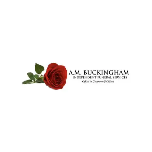Logo for A M Buckingham funeral services in Cotgrove NG12 3JQ